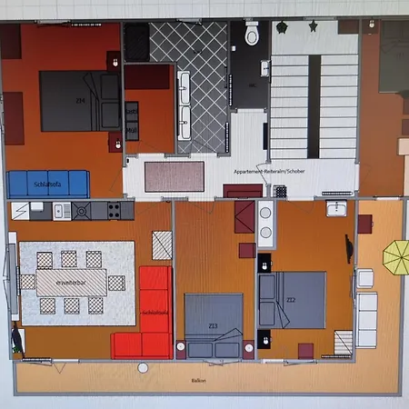 Appartement-reiteralm Schober Шладминг